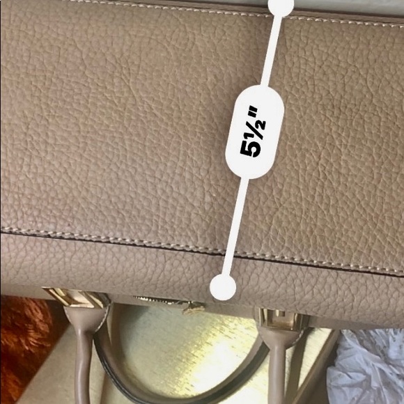 🦋⏰Bolso de cuero, color hueso, Grande.#BC45 - Picture 11 of 11